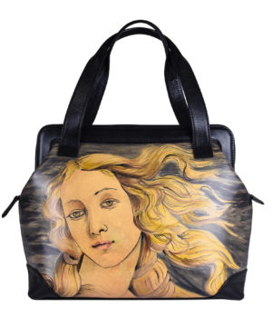 Ručne maľovaná kabelka inšpirovaná motívom Sandro Botticelli